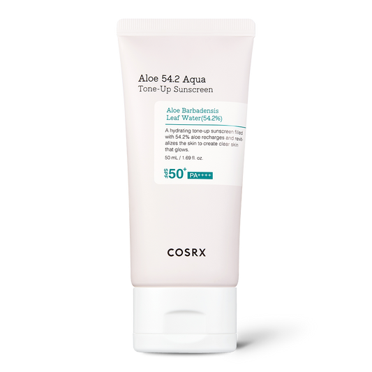 COSRX Aloe 54.2 Aqua Tone-up Sunscreen SPF 50+ PA++++ 50ml - Skynkorea