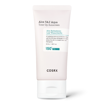 COSRX Aloe 54.2 Aqua Tone-up Sunscreen SPF 50+ PA++++ 50ml - Skynkorea