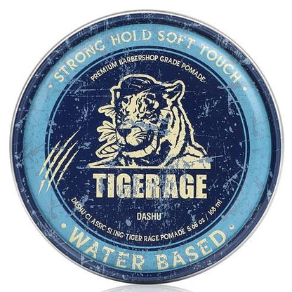 DASHU Classic Tigerage Pomade Water Based Strong Hold Hair Styling Wax For Men 168ml - Skynkorea