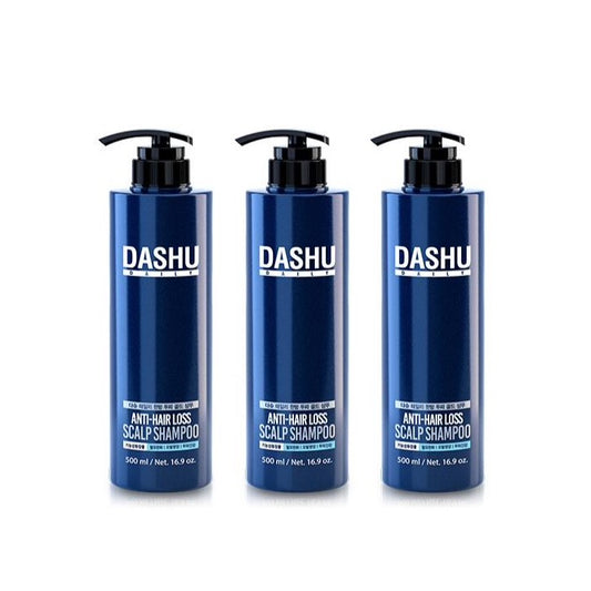 DASHU Daily Anti-Hair Loss Scalp Shampoo 500ml X 3ea - Skynkorea