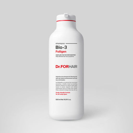 Dr.FORHAIR Bio-3 Folligen Shampoo 500ml - Skynkorea
