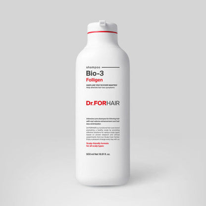 Dr.FORHAIR Bio-3 Folligen Shampoo 500ml - Skynkorea