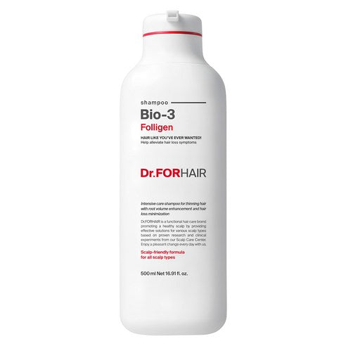 Dr.FORHAIR Bio-3 Folligen Shampoo 500ml - Skynkorea