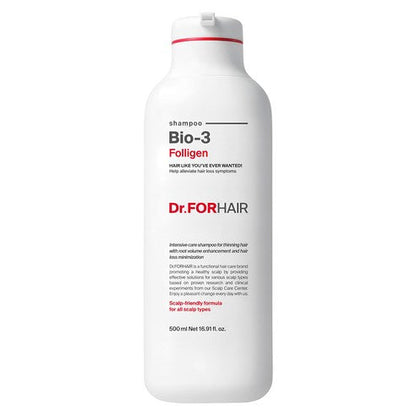 Dr.FORHAIR Bio-3 Folligen Shampoo 500ml - Skynkorea