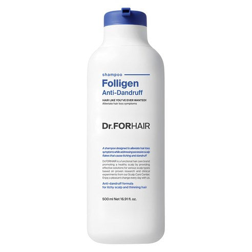 Dr.FORHAIR Folligen Anti-Dandruff Shampoo 500ml - Skynkorea