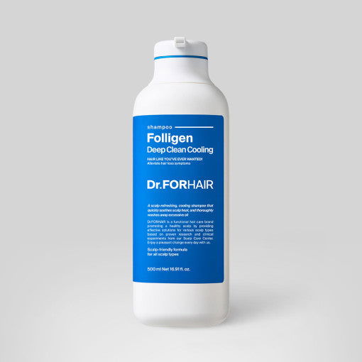 Dr.FORHAIR Folligen Deep Clean Cooling Shampoo 500ml - Skynkorea