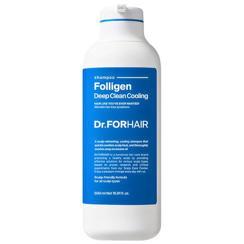 Dr.FORHAIR Folligen Deep Clean Cooling Shampoo 500ml - Skynkorea