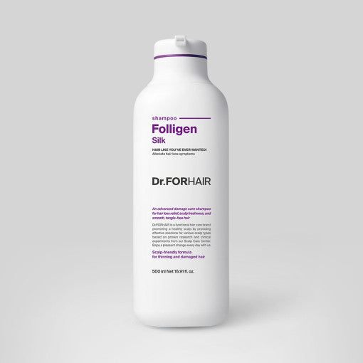 Dr.FORHAIR Folligen Silk Shampoo 500ml - Skynkorea