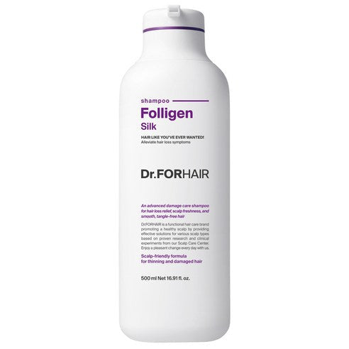 Dr.FORHAIR Folligen Silk Shampoo 500ml - Skynkorea