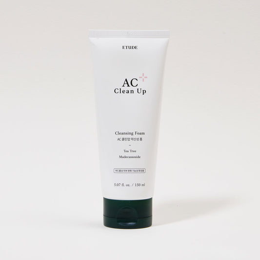 ETUDE AC Clean Up Cleansing Foam 150ml - Skynkorea