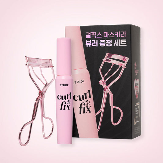 ETUDE Curl Fix Mascara & Eyelash Curler SET - Skynkorea