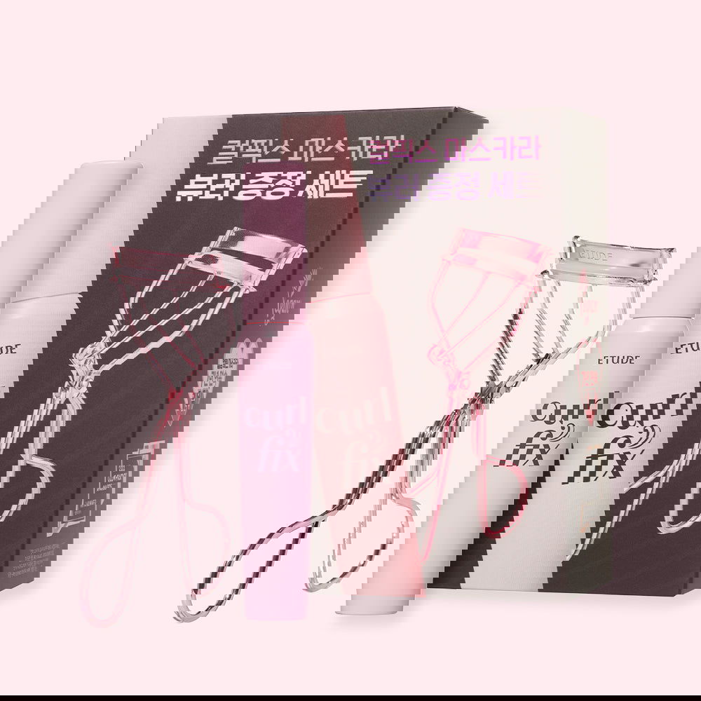 ETUDE Curl Fix Mascara & Eyelash Curler SET - Skynkorea