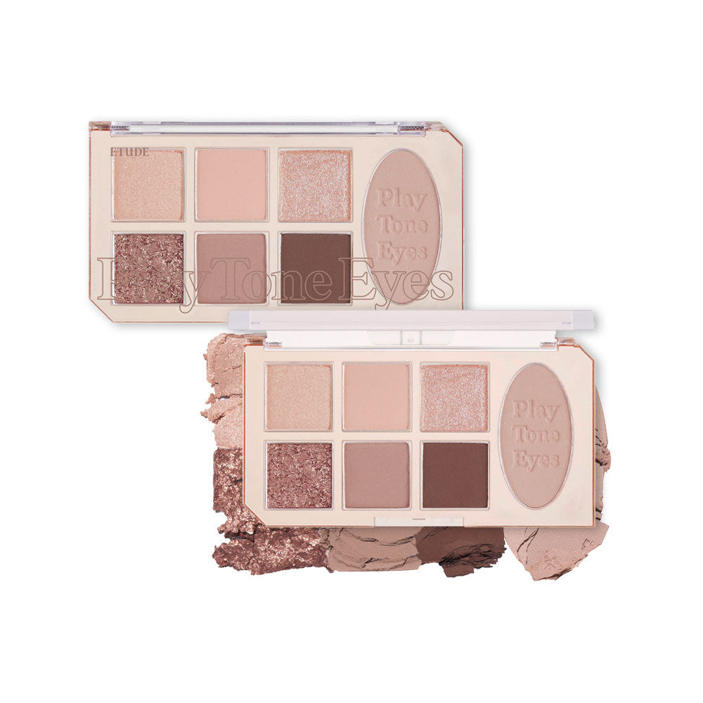 ETUDE HOUSE Play Tone Eye Palette 6.4g #Nude Milk Tea - Skynkorea