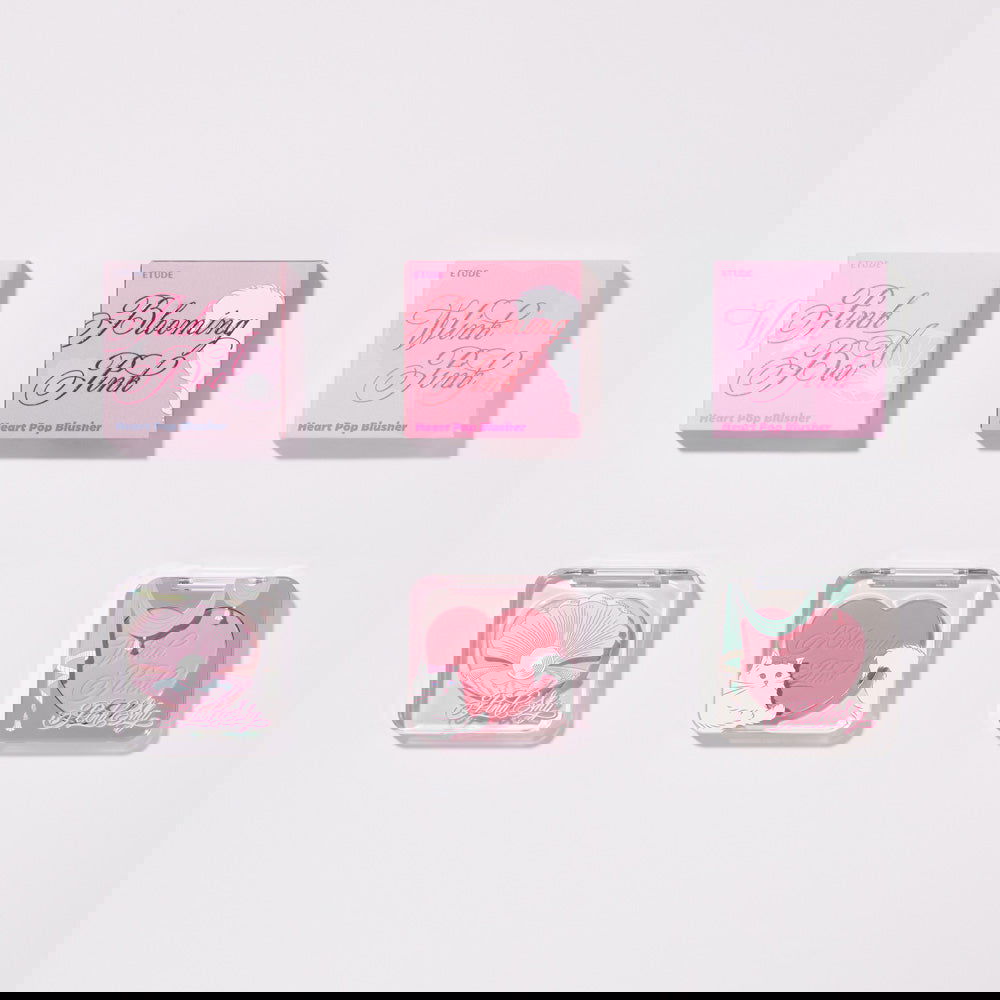 ETUDE Pink Shy Heart Pop Blusher 4g - Skynkorea