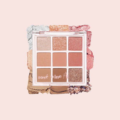 ETUDE Play Color Eyes 9-Color #Rose Wine - Skynkorea