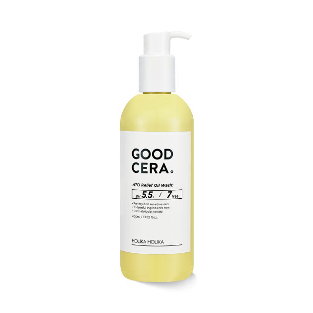 [HOLIKA HOLIKA] Good Cera Ato Relief Oil Wash 400ml - Skynkorea