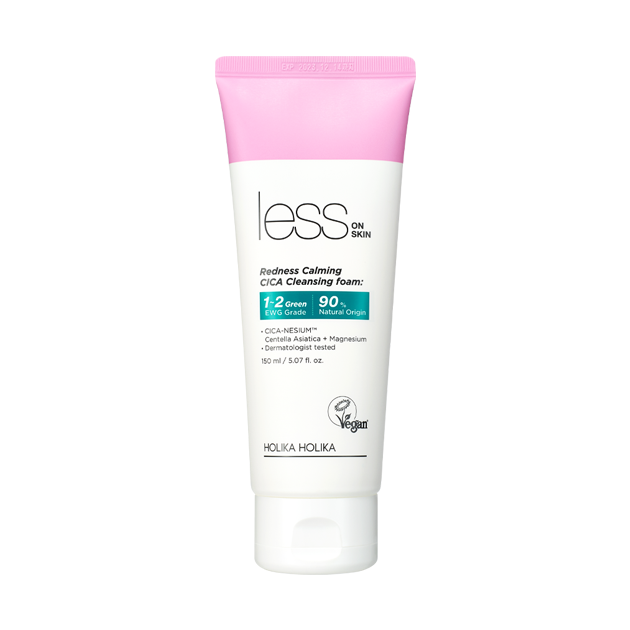 [HOLIKA HOLIKA] Less On Skin Redness Calming Cica Cleansing Foam 100ml - Skynkorea