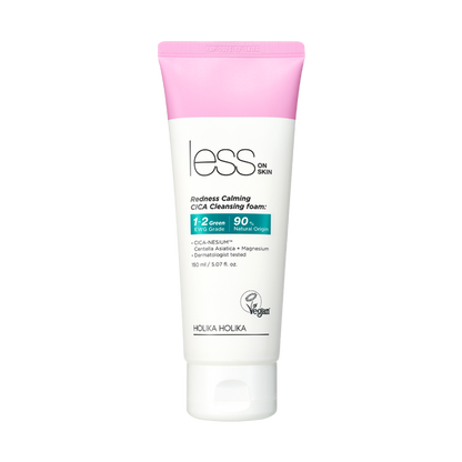 [HOLIKA HOLIKA] Less On Skin Redness Calming Cica Cleansing Foam 100ml - Skynkorea
