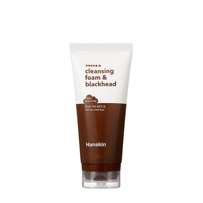 Hanskin Cleansing Foam & Blackhead 120ml - Skynkorea