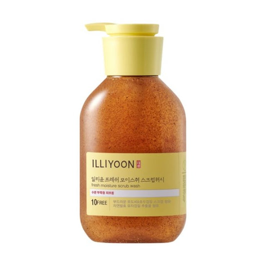 ILLIYOON Fresh Moisture Scrub Wash 400ml - Skynkorea