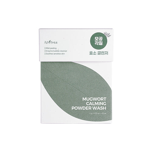 Isntree Mugwort Calming Powder Wash 1g 25ea - Skynkorea