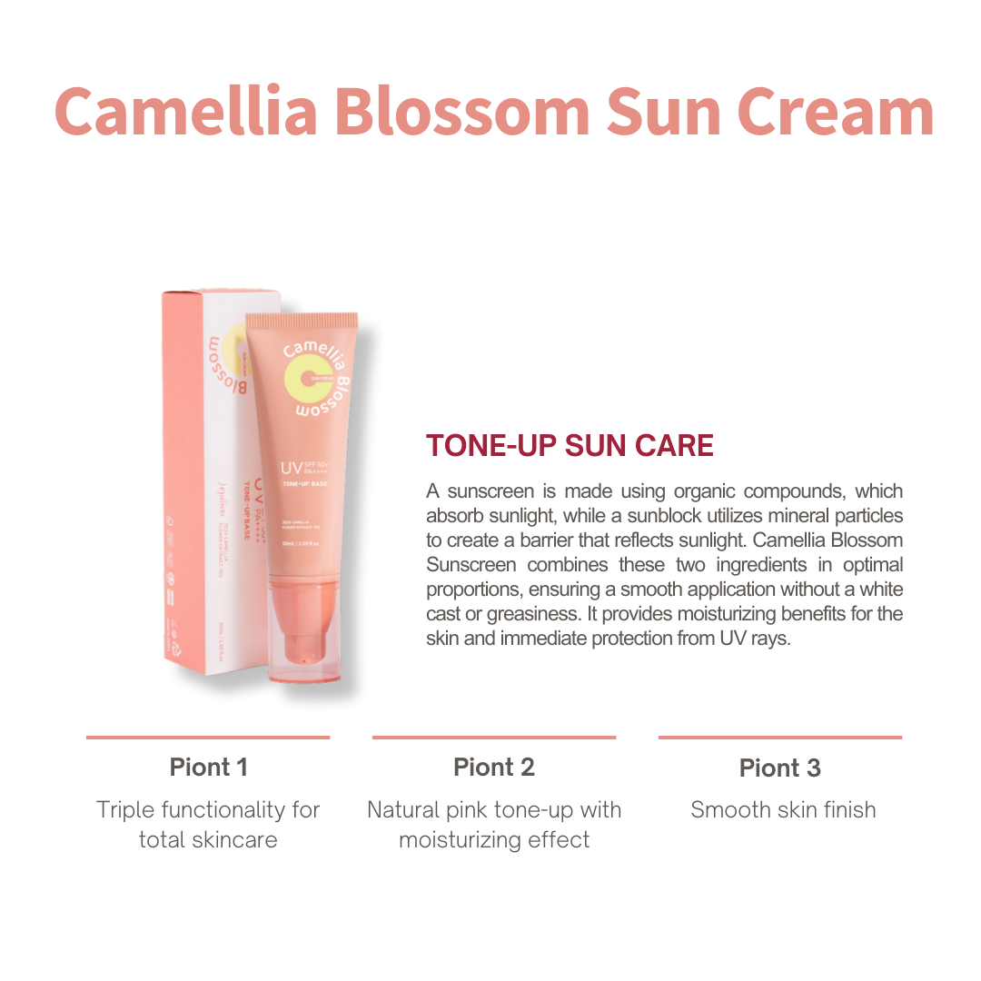 [JEJU INDI] Blossom Sun Cream 50ml - Skynkorea