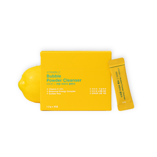 [JEJU INDI] Vitamin C Bubble Powder Cleanser 30ea - Skynkorea