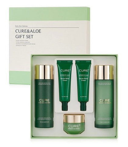 [KIM JEONG MOON Aloe] CURE & ALOE GIFT SET - Skynkorea