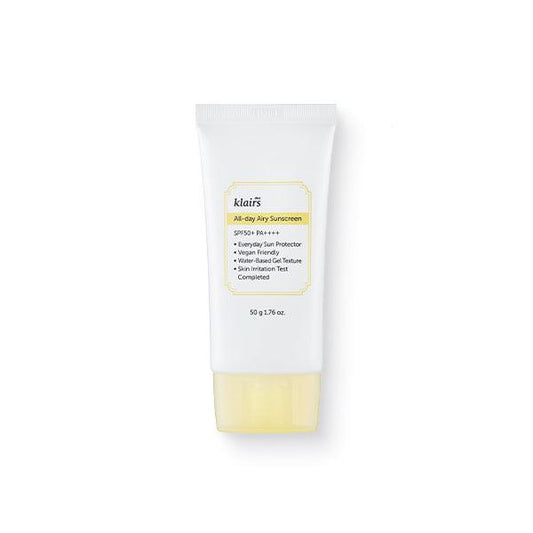 KLAIRS All-day Airy Sunscreen SPF50+ PA++++ 50g - Skynkorea