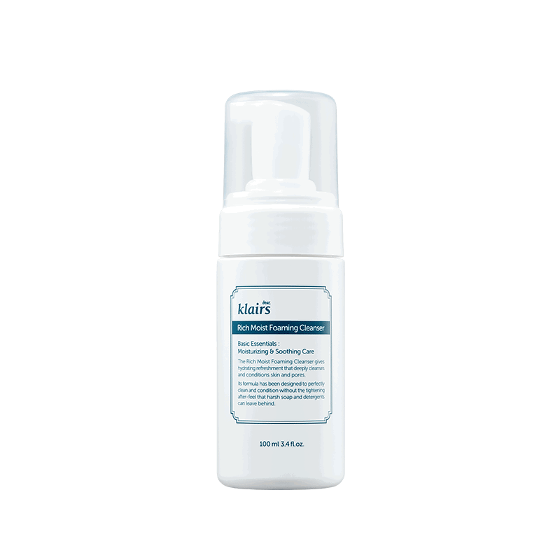 KLAIRS Rich Moist Foaming Cleanser 100ml - Skynkorea
