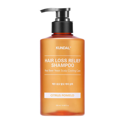 KUNDAL HAIR LOSS RELIEF SHAMPOO Real Beer Yeast Scalp Cooling Care 500ml - Skynkorea