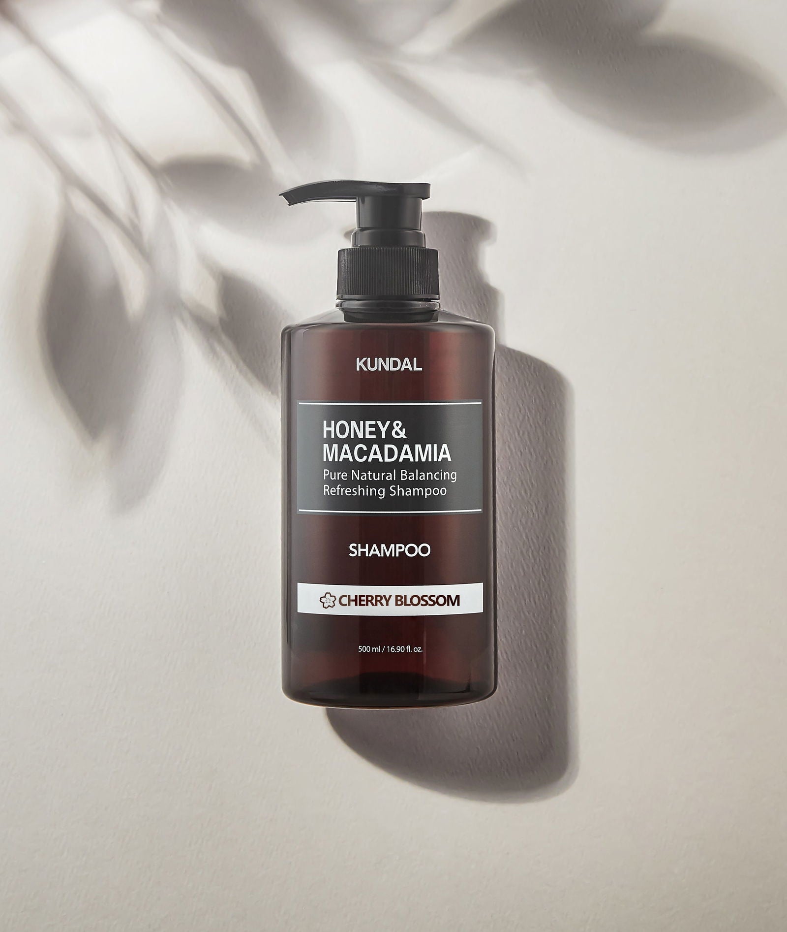 KUNDAL HONEY&MACADAMIA Pure Natural Balancing Refreshing Shampoo 500ml #CHERRY BLOSSOM - Skynkorea