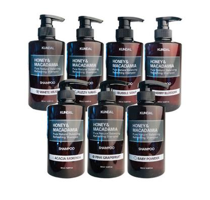 KUNDAL HONEY&MACADAMIA Pure Natural Balancing Refreshing Shampoo 500ml #FUZZY NAVEL - Skynkorea