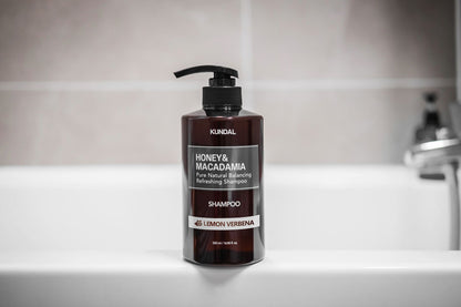 KUNDAL HONEY&MACADAMIA Pure Natural Balancing Refreshing Shampoo 500ml #LEMON VERBENA - Skynkorea