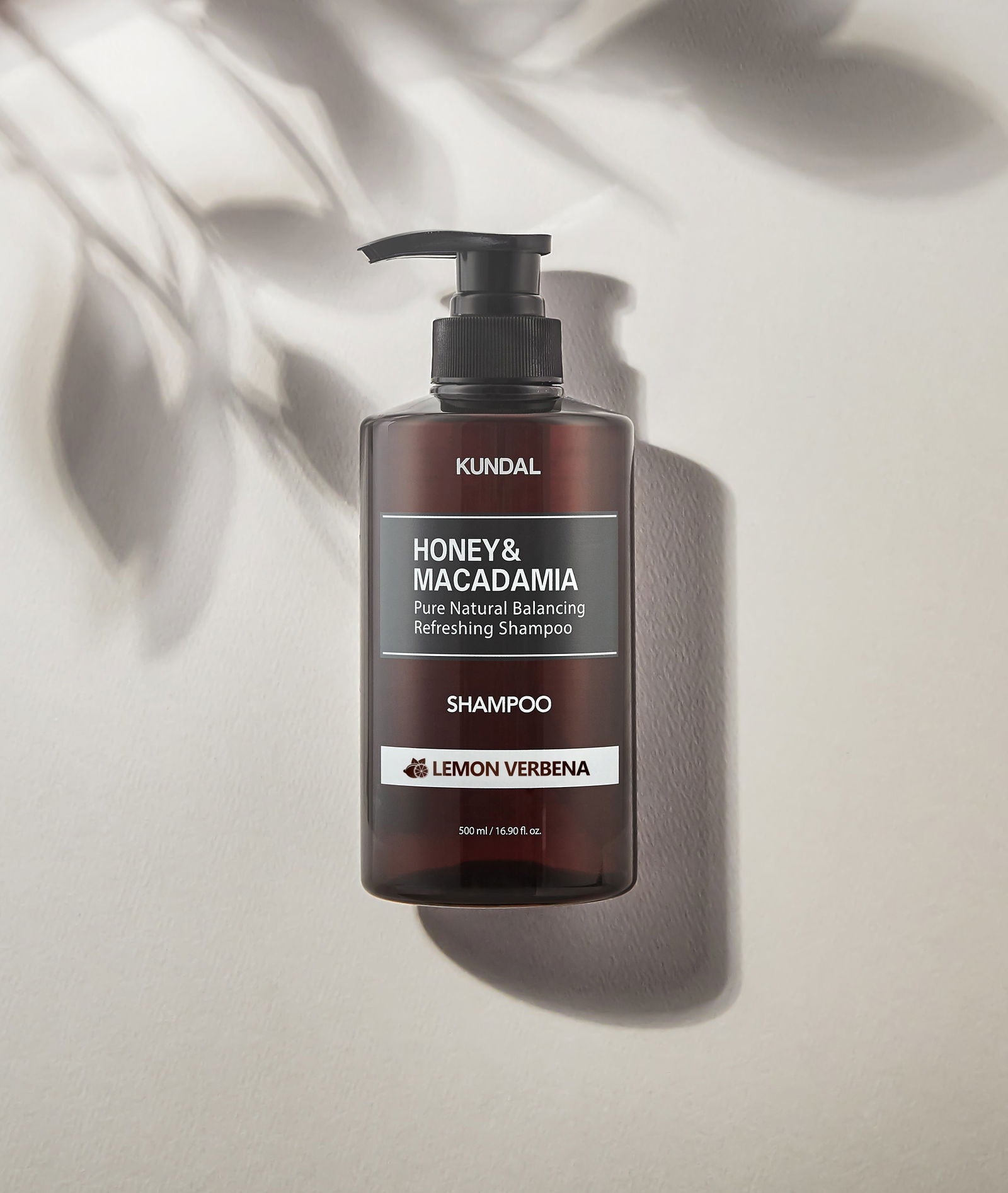 KUNDAL HONEY&MACADAMIA Pure Natural Balancing Refreshing Shampoo 500ml #LEMON VERBENA - Skynkorea