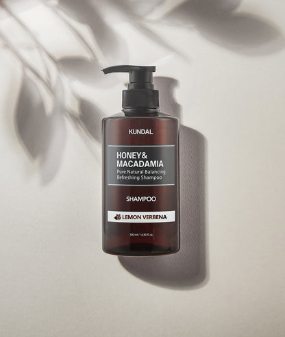 KUNDAL HONEY&MACADAMIA Pure Natural Balancing Refreshing Shampoo 500ml #LEMON VERBENA - Skynkorea