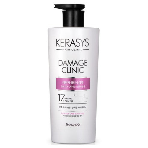 Kerasys Damage Clinic Shampoo (For Damaged Hair) 600ml - Skynkorea