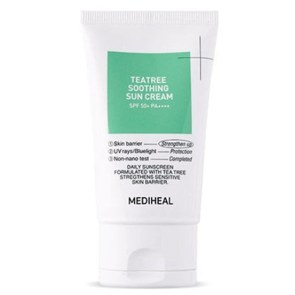 MEDIHEAL Tea Tree Soothing Sun Cream 50ml (SPF 50+ PA++++) - Skynkorea