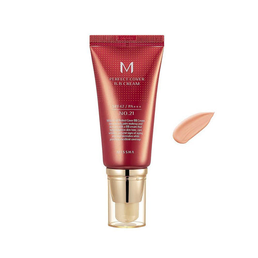MISSHA M Perfect Cover BB Cream SPF 42 PA+++ 50ml (2 Colors) - Skynkorea