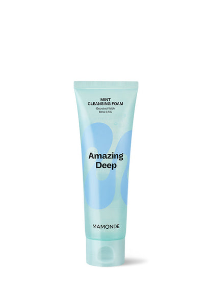 Mamonde Amazing Deep Mint Cleansing Foam 120ml - Skynkorea