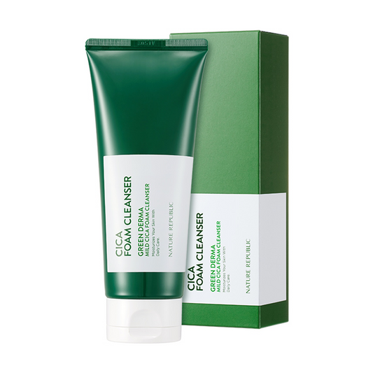 [NATURE REPUBLIC] Green Derma Mild Cica Foam Cleanser 150ml - Skynkorea