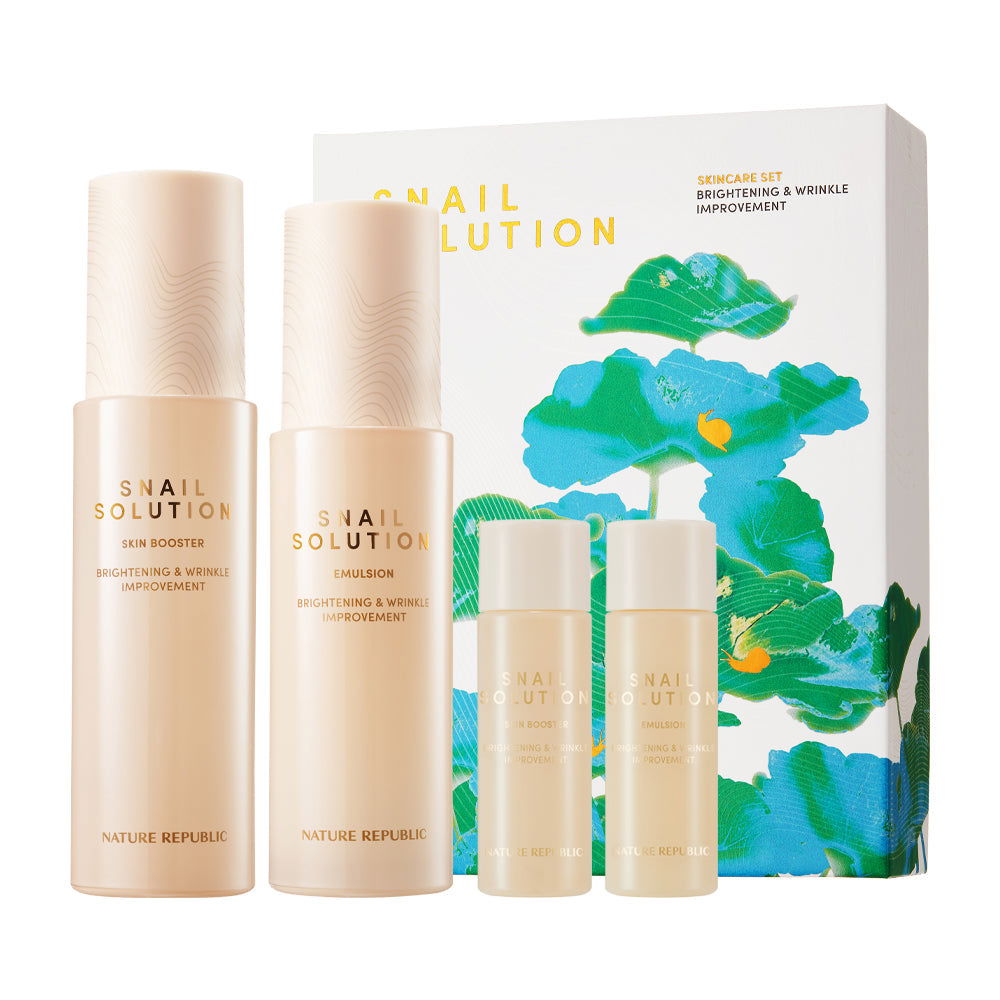 NATURE REPUBLIC Snail Solution Skin Care Set - Skynkorea