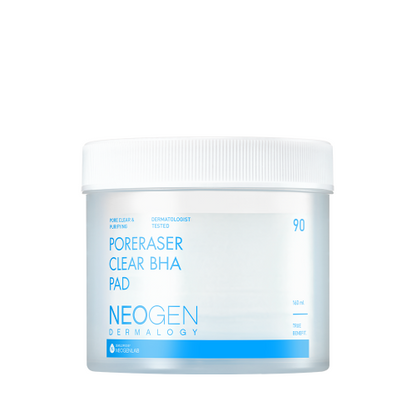 NEOGEN DERMALOGY Poreraser Clear BHA Pad 160ml(90 Pads) - Skynkorea