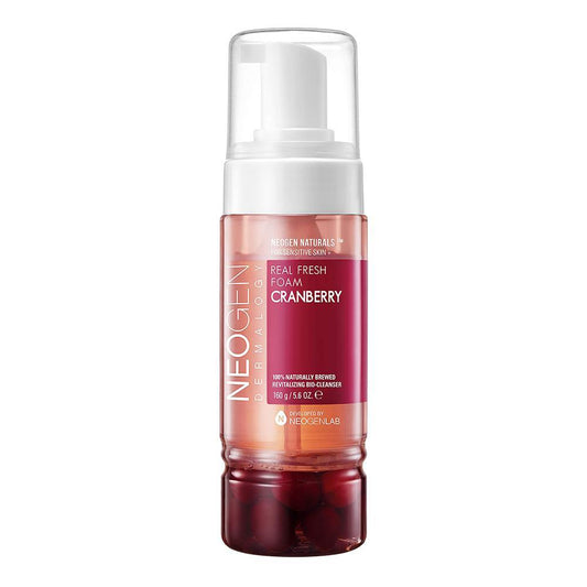 NEOGEN Real Fresh Foam Cleanser 160g #Cranberry - Skynkorea