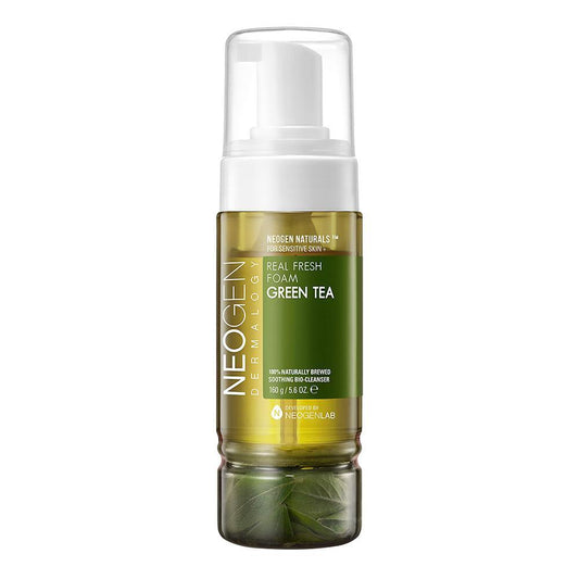 NEOGEN Real Fresh Foam Cleanser Green Tea 160g - Skynkorea