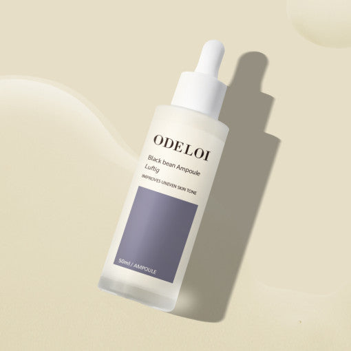 ODELOI Black bean Ampoule Luftig 50ml - Skynkorea