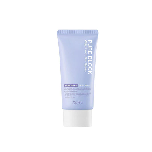 A'pieu Pure Block Sun Cream Waterproof Sun Cream SPF50/PA+++ 50ml - Skynkorea