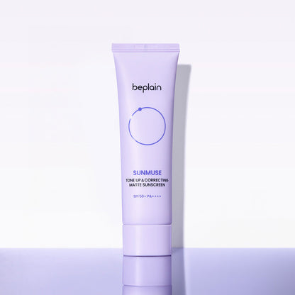 beplain Sunmuse Tone-Up & Correcting [Matte] Sunscreen (SPF50+/PA++++) 50ml - Skynkorea