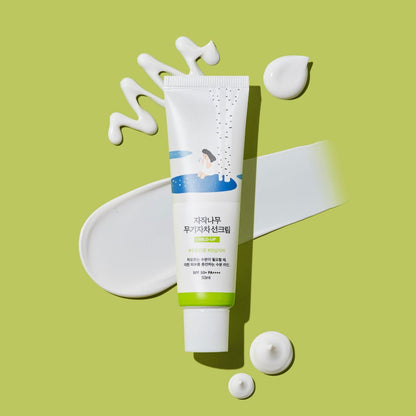 Round Lab Birch Sunscreen SPF 50+ PA++++ 50ml - Hydrating Moisturizing Sun Protection - Skynkorea