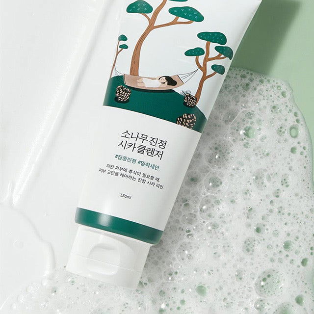Round Lab Pine Calming Cica Cleanser 150ml - Skynkorea